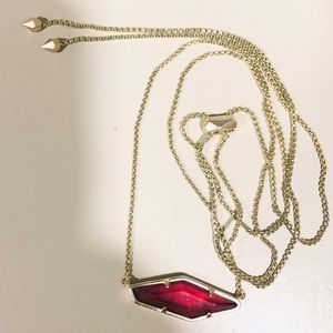Kendra Scott Maroon Necklace
